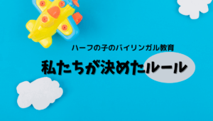 ハーフの子供 名前はカタカナ ダブルネーム 私たちの考え方 ハチャケア